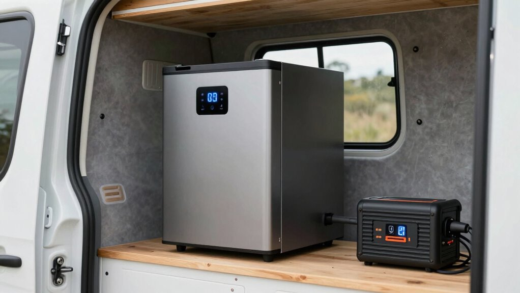 optimize fridge size power use