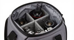 organized camera storage design