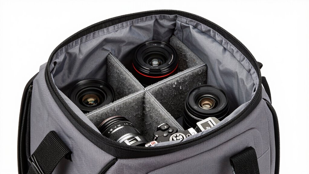 organized camera storage design