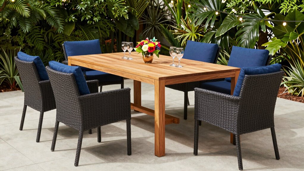 outdoor dining set considerations