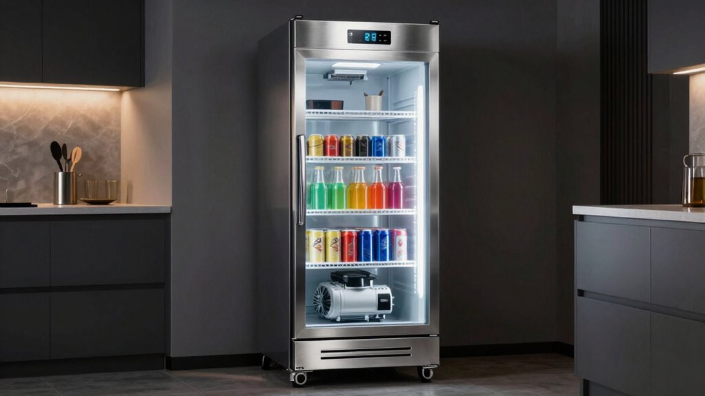 quiet efficient beverage cooling