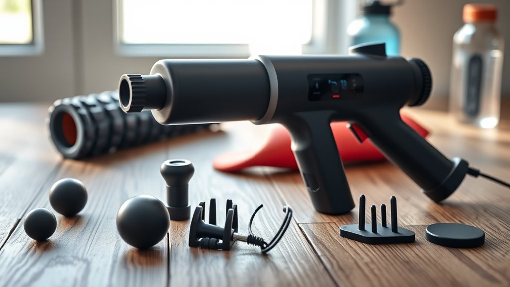 recovery focused massage gun features