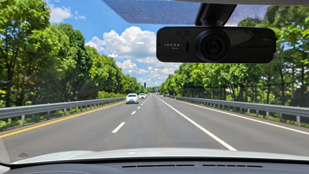 road trip dash cam features