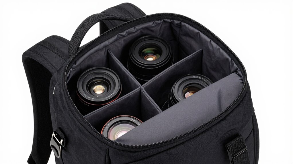 secure padded gear compartments