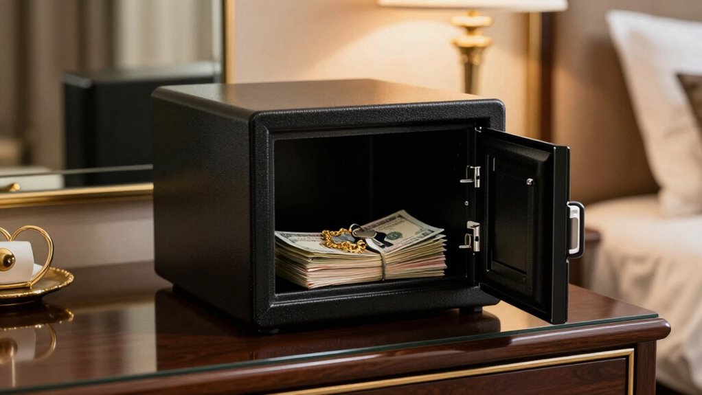 secure valuables during travel