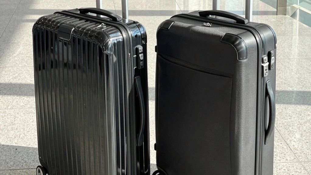 softside bags are lighter more maneuverable