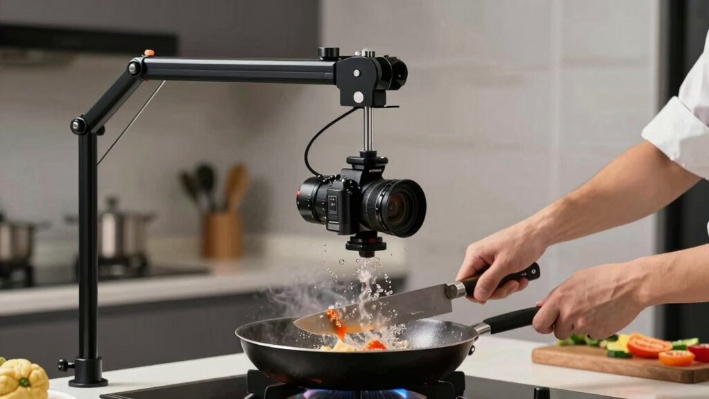 steady professional cooking footage