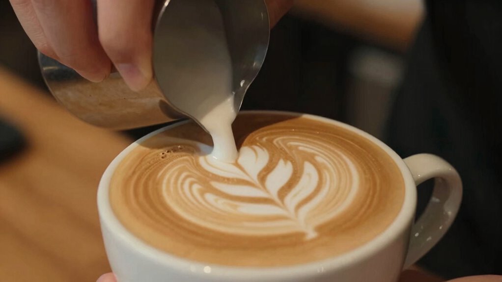 steaming milk for microfoam