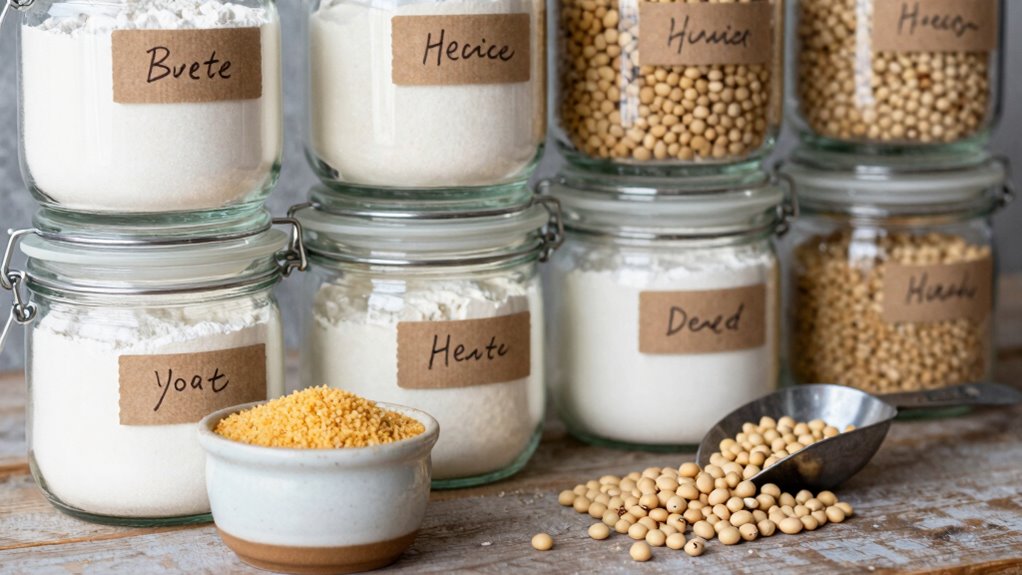 store flour in airtight containers