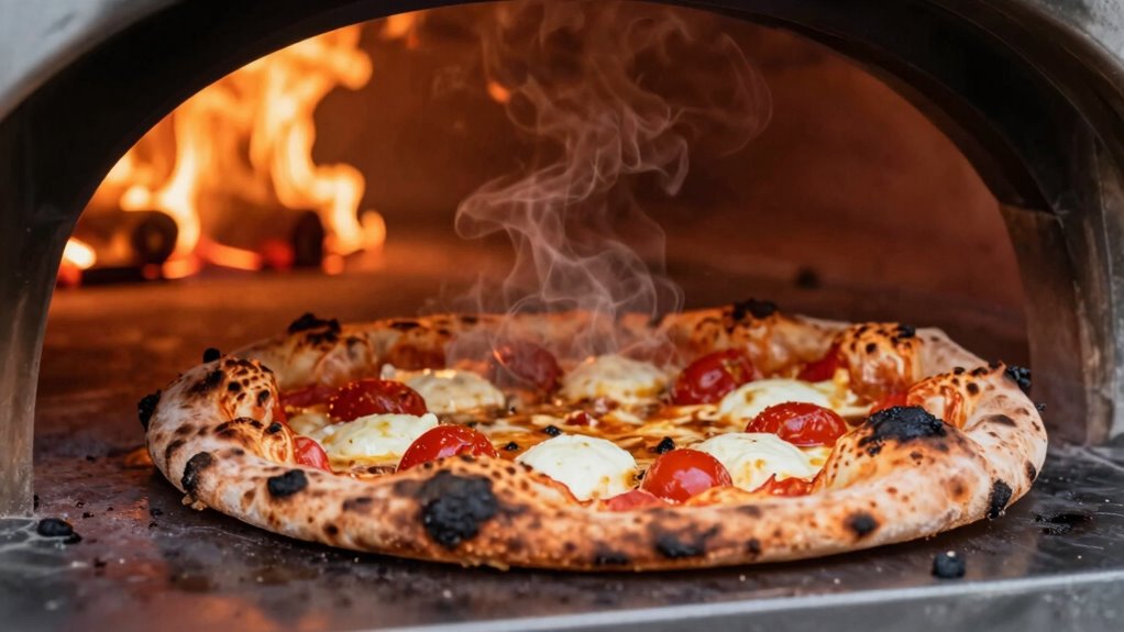 temperature controls pizza texture