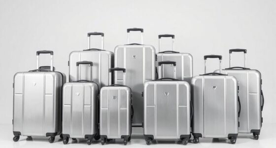 top aluminum travel luggage
