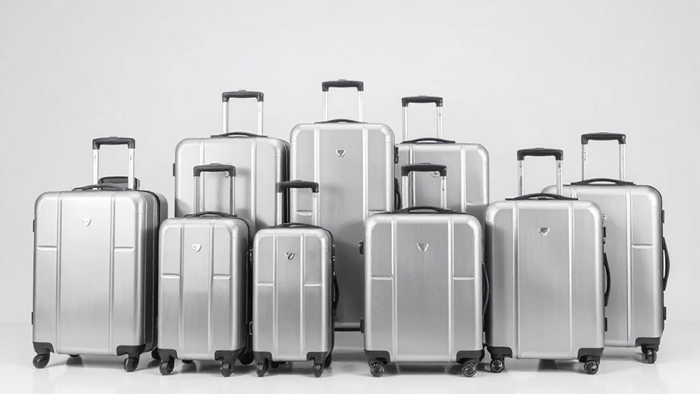 top aluminum travel luggage