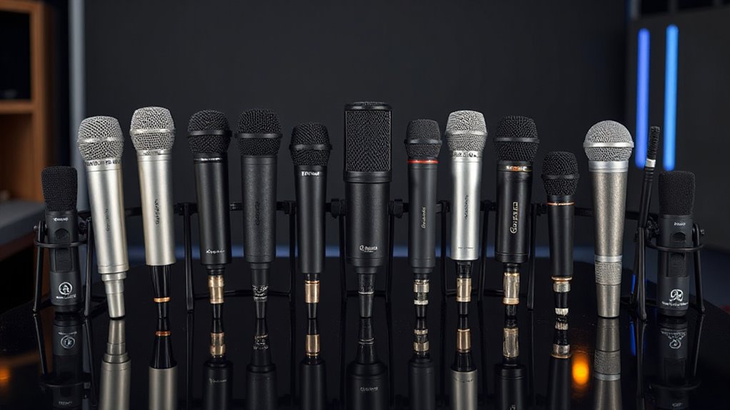 top camera shotgun microphones