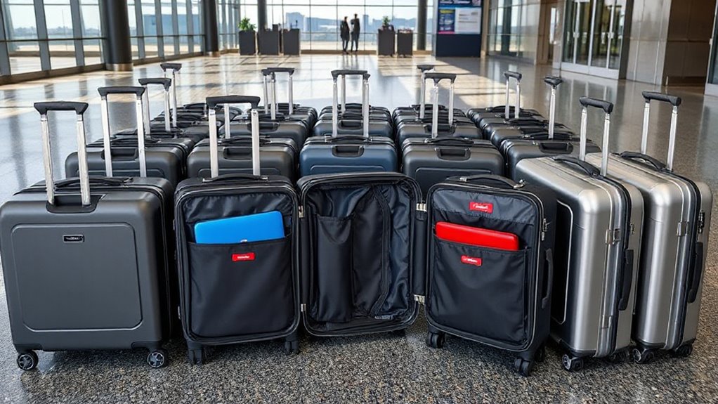 top carry on laptop suitcases