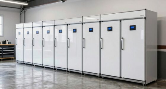 top garage chest freezers