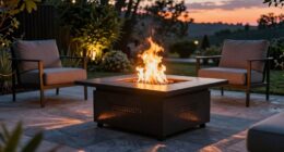 top gas fire pits