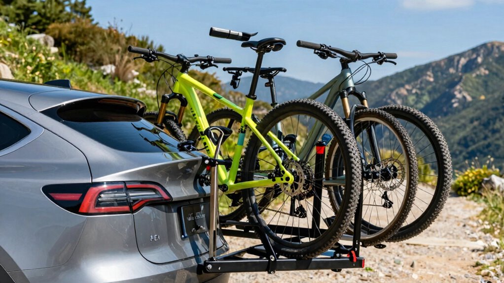 top hitch mounted bike racks