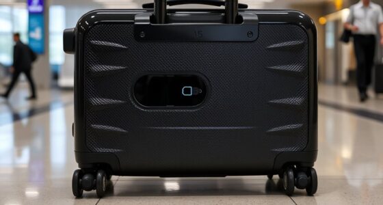 top luggage with built in charging