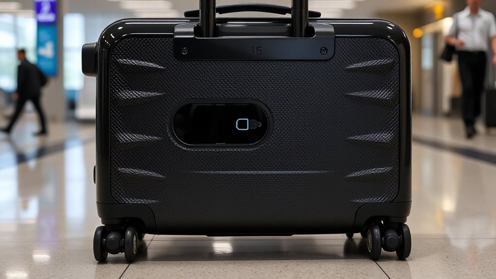 top luggage with built in charging