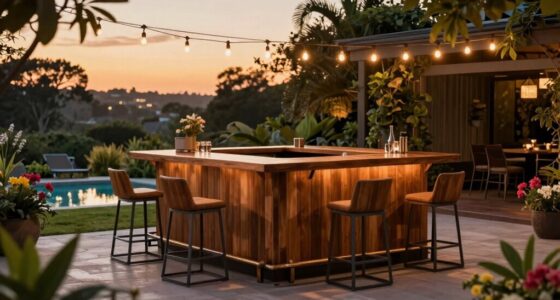 top outdoor bar set selections