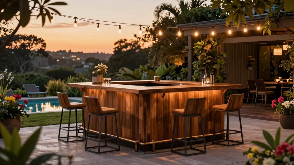 top outdoor bar set selections