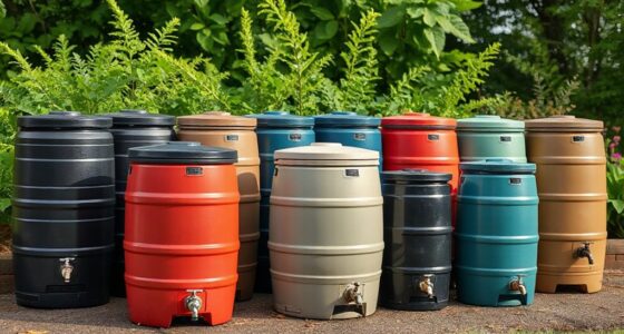 top rain barrel kit selections