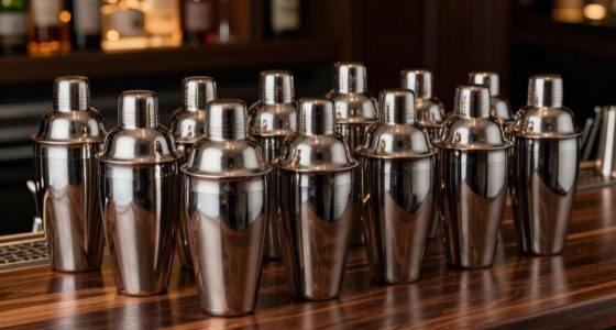 top stainless steel cocktail shakers