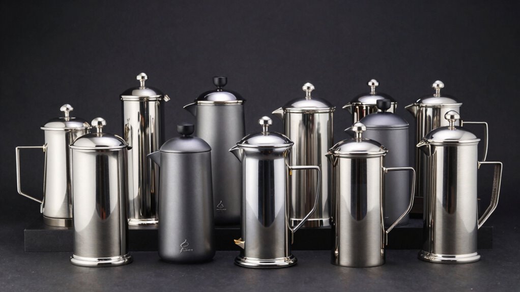 top stainless steel french presses