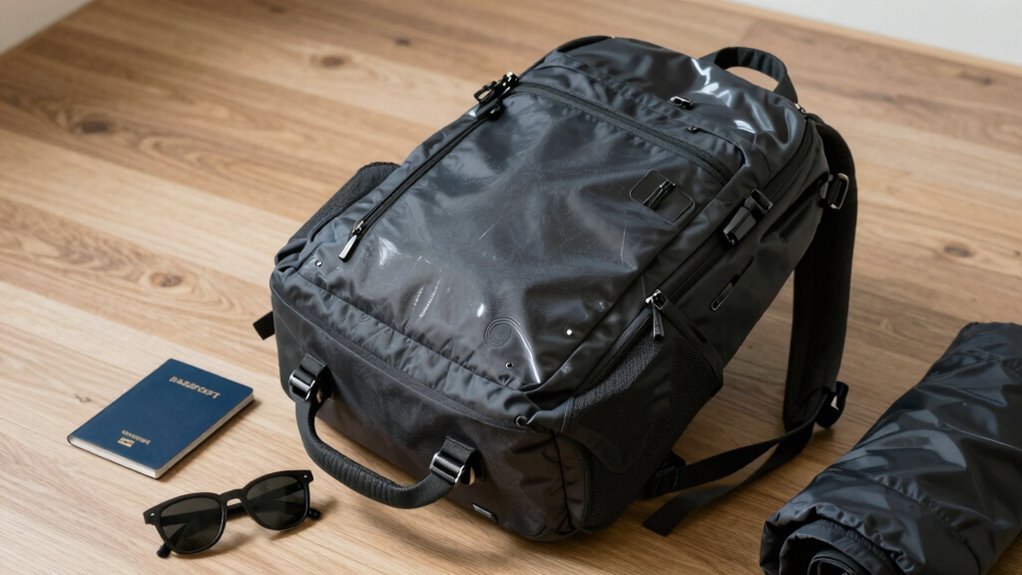 travel backpack size security comfort