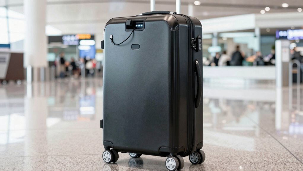 travel luggage with security