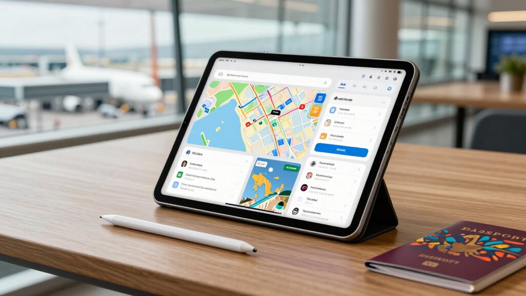 travel planning tablet essentials
