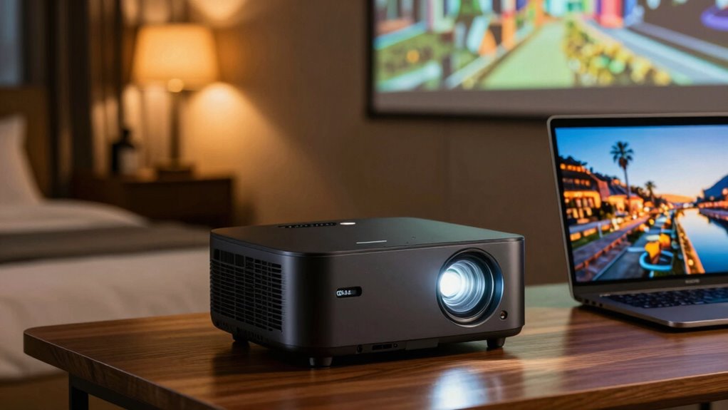 travel projector brightness explained