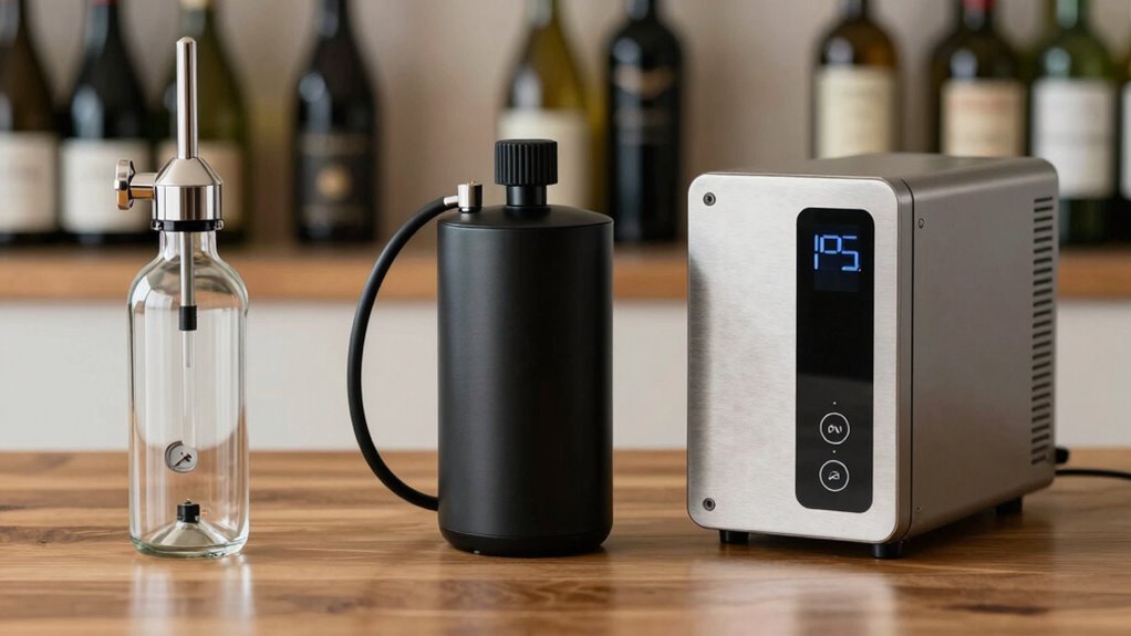 types of wine preservation systems