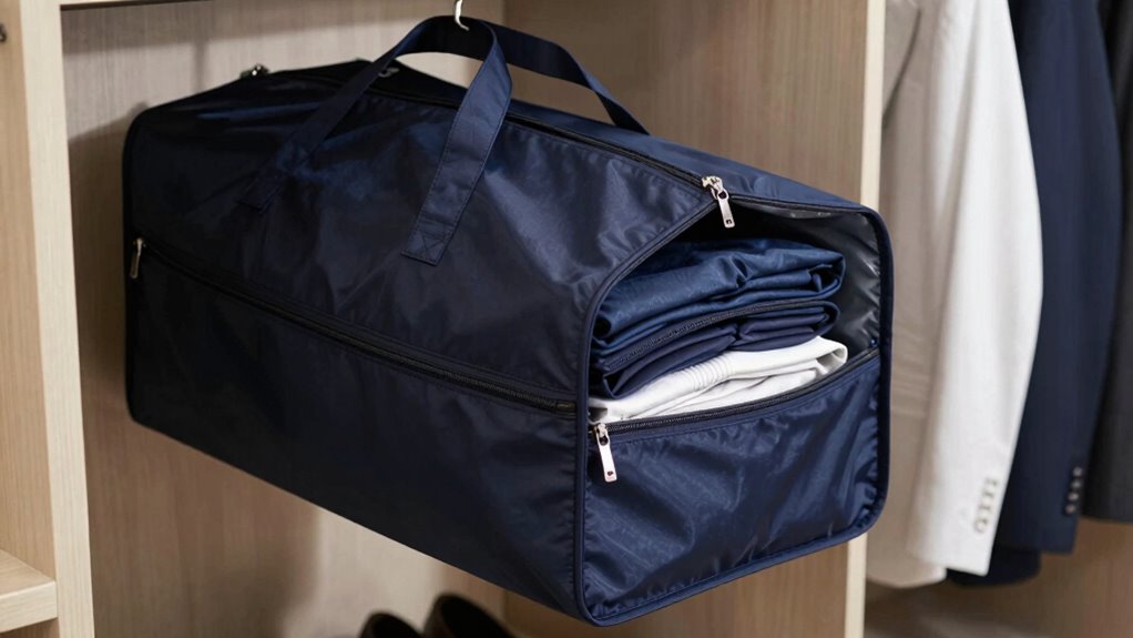 use proper hangers and tissue