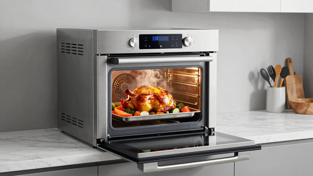 versatile steam assisted cooking