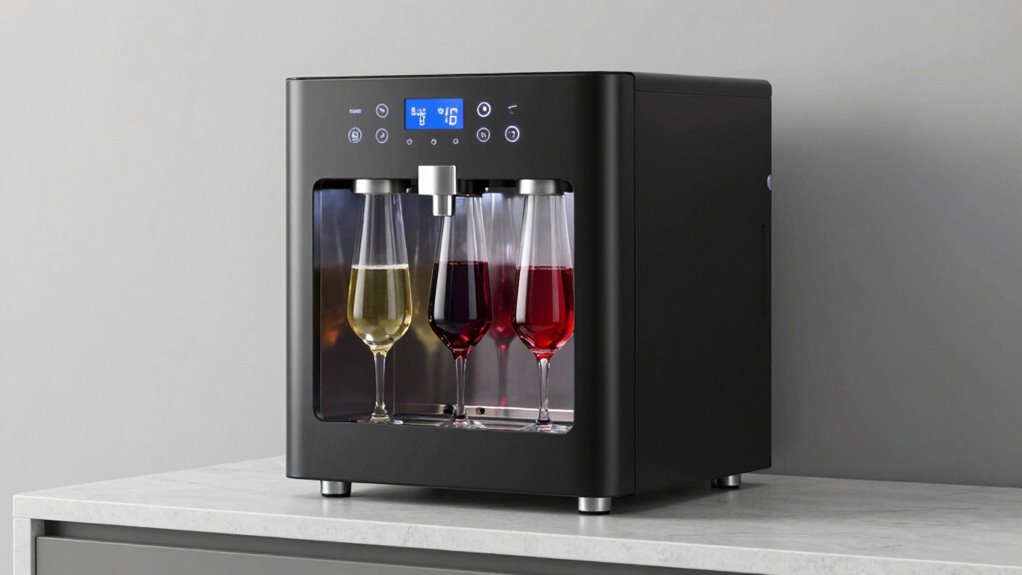 wine dispenser features and flexibility
