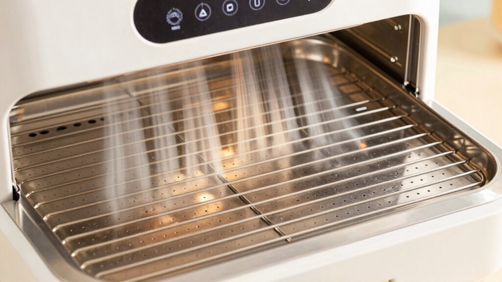 adjust tray spacing for even drying