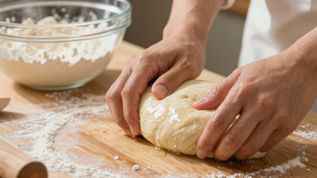 adjust water based on flour