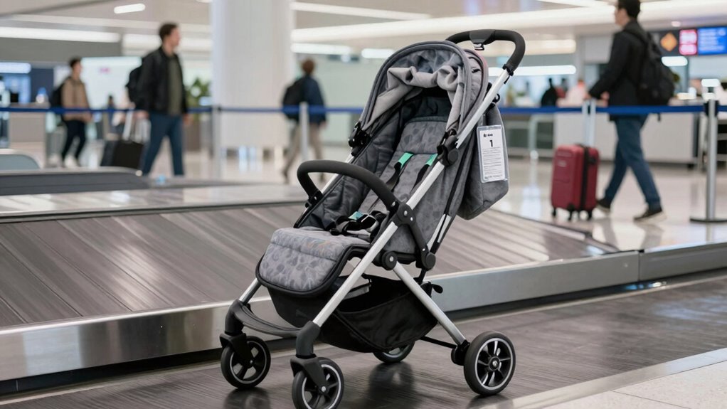 airline rules for travel strollers
