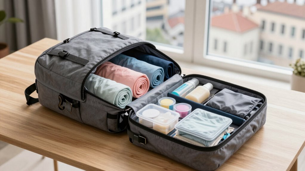 avoid overpacking clothing