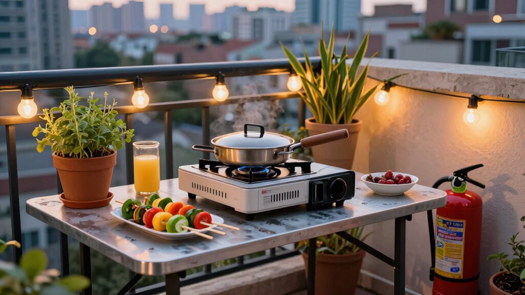 balcony cooking safety tips