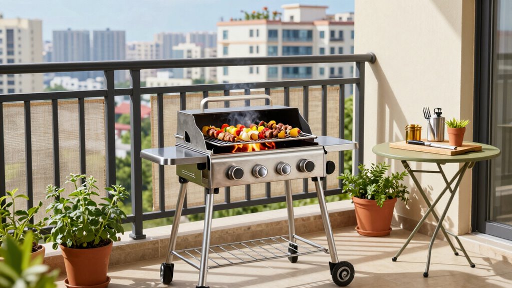 balcony friendly outdoor cooking