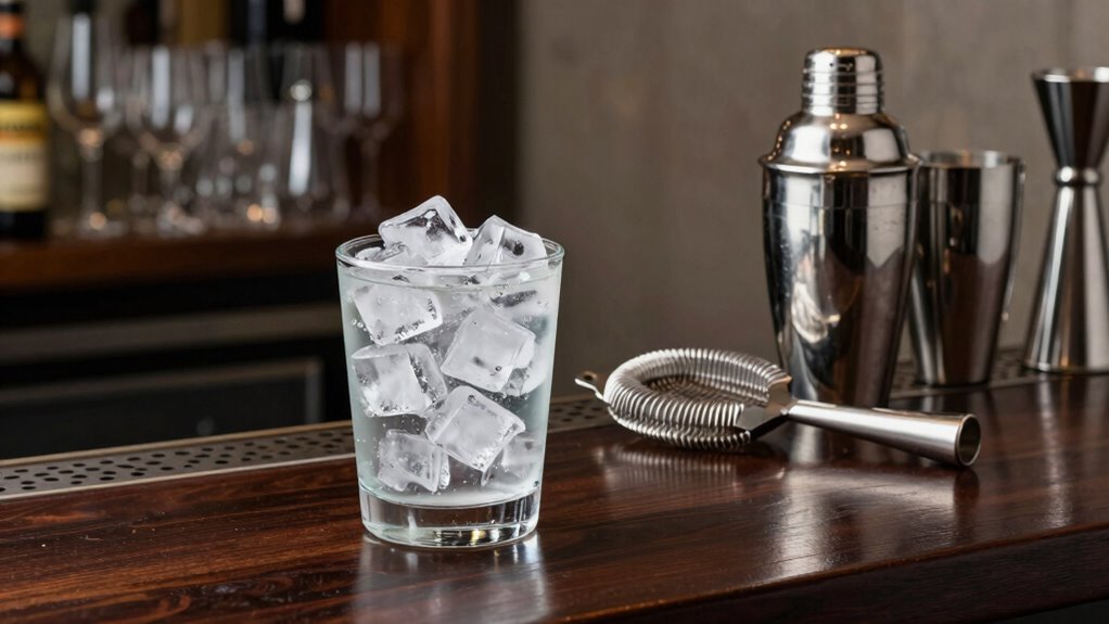 bar tools and ice storage