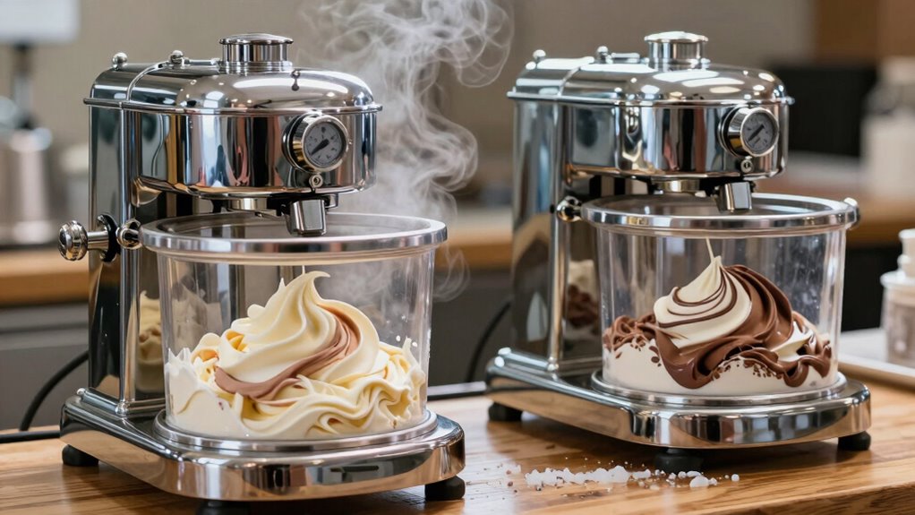 compressor powered ice cream makers