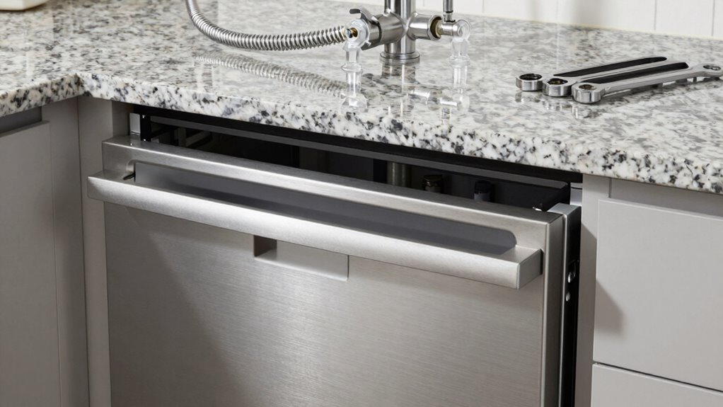 connect dishwasher to water