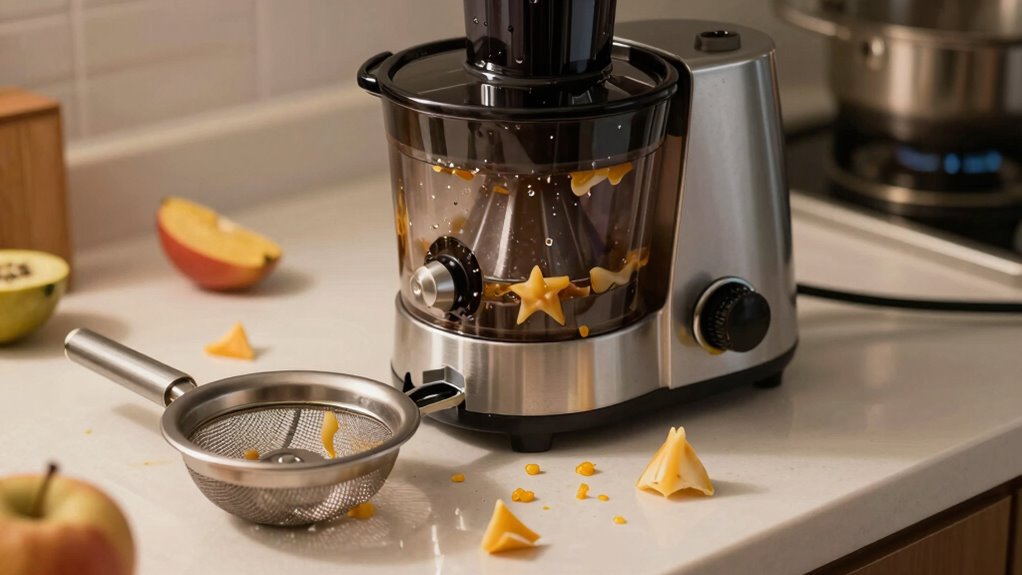 detailed juicer cleaning process