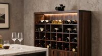 elegant home wine nook