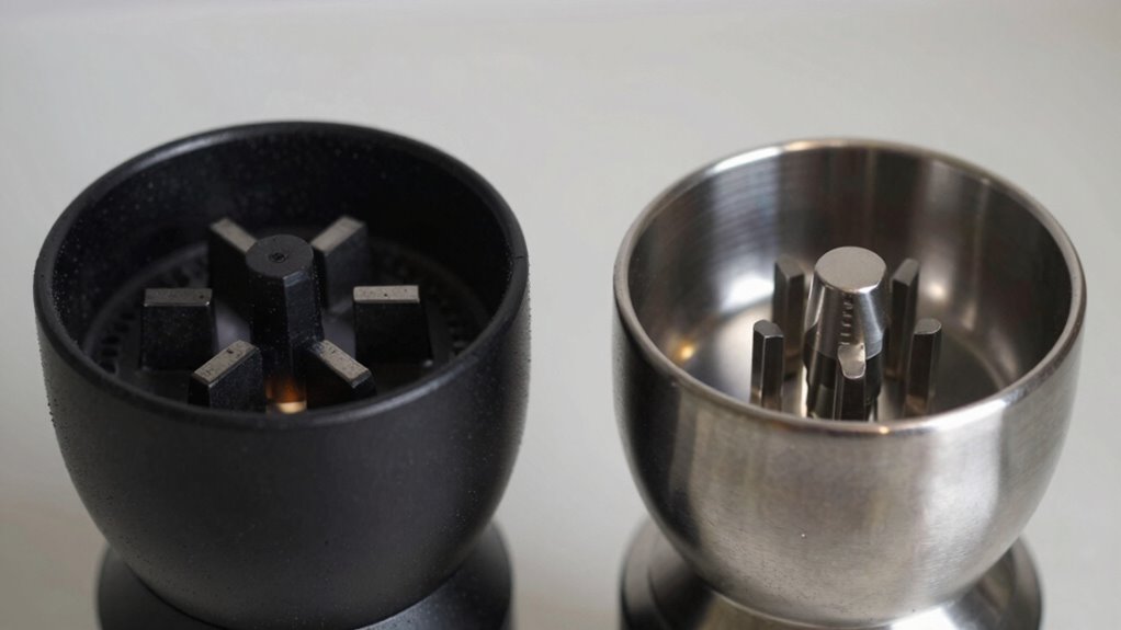 flat burrs grind faster