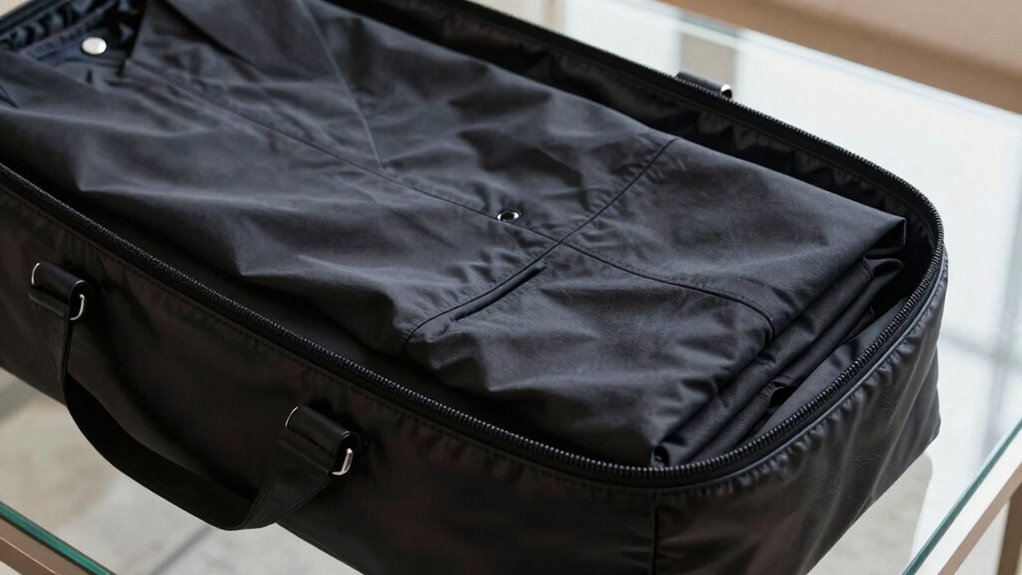 fold suit with care