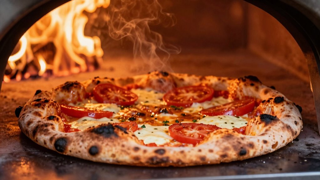 high heat enhances pizza quality